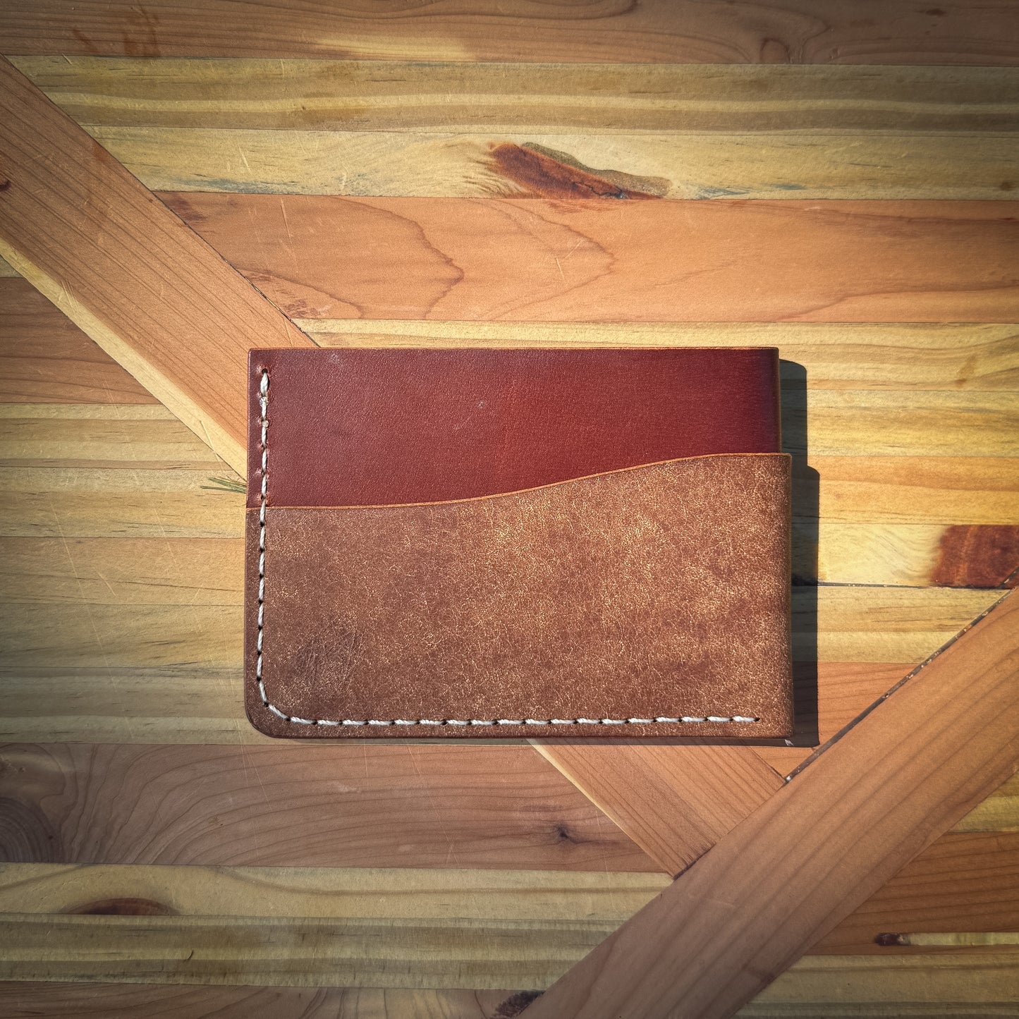 Minimalist Card Wallet (Walnut/Brown)