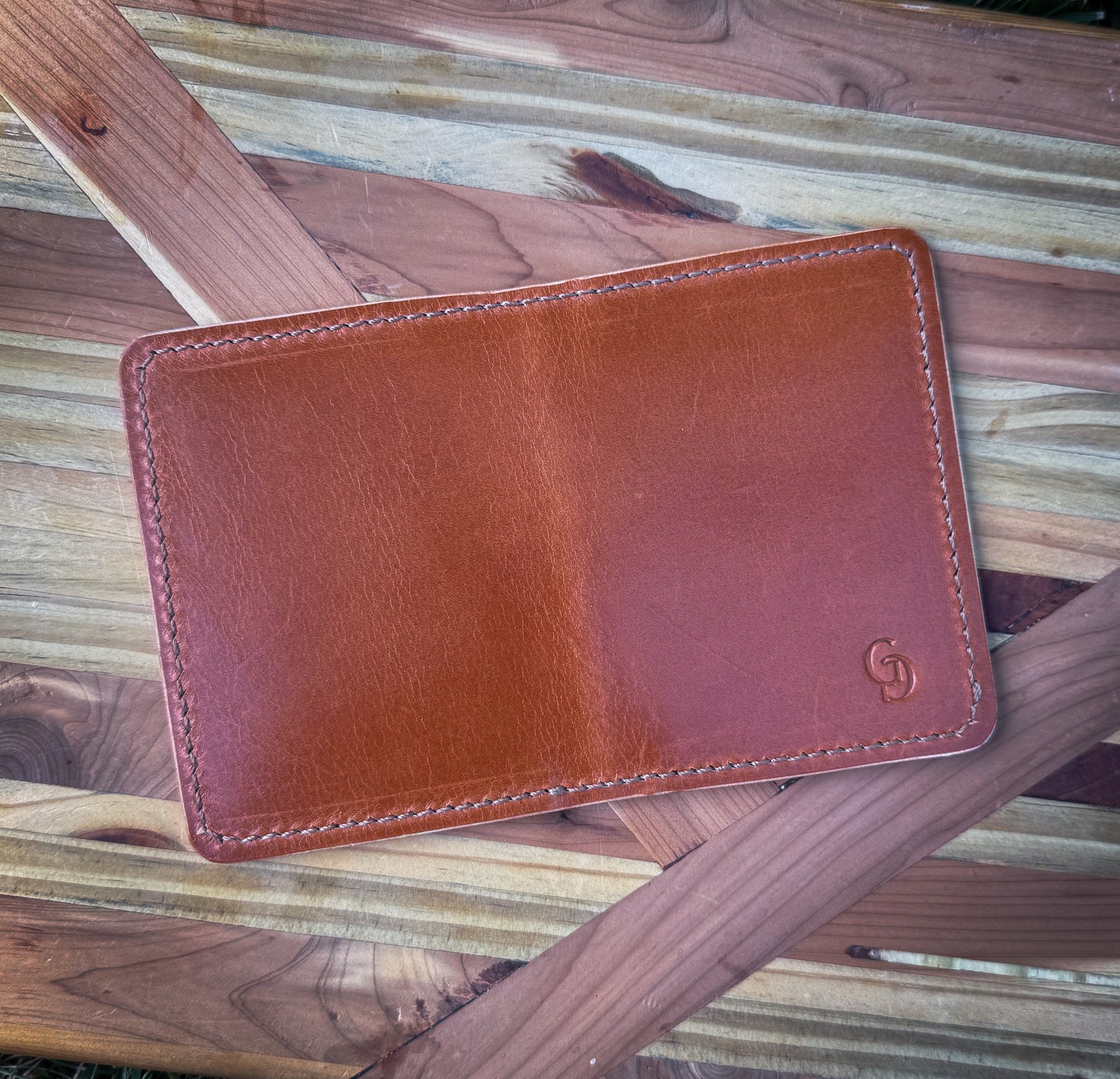 Front Pocket Leather Bifold Wallet (Tan)