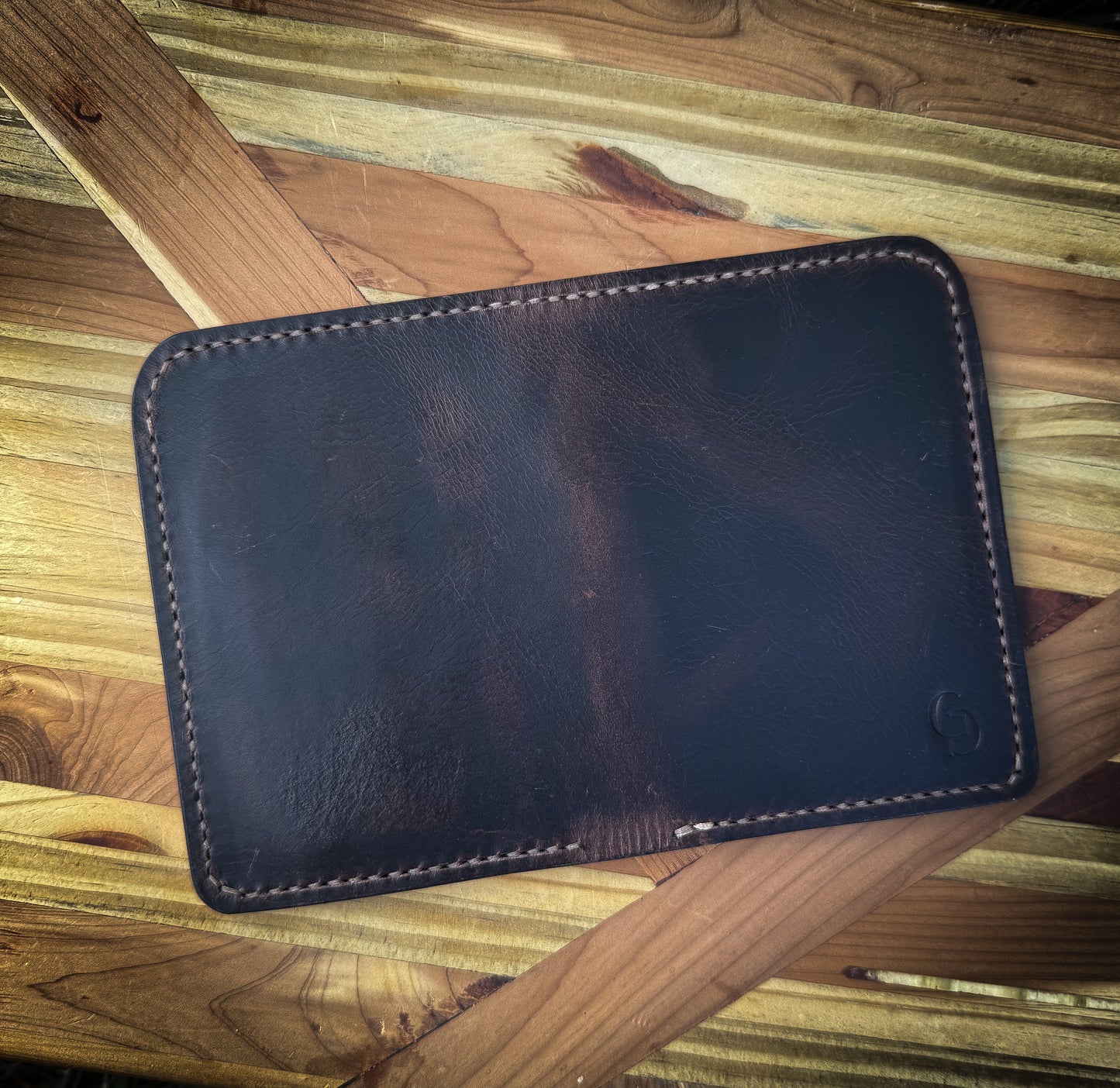 Front Pocket Leather Bifold Wallet (Chocolate)