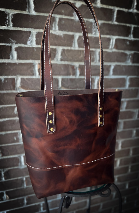 Handmade Leather Tote Bag