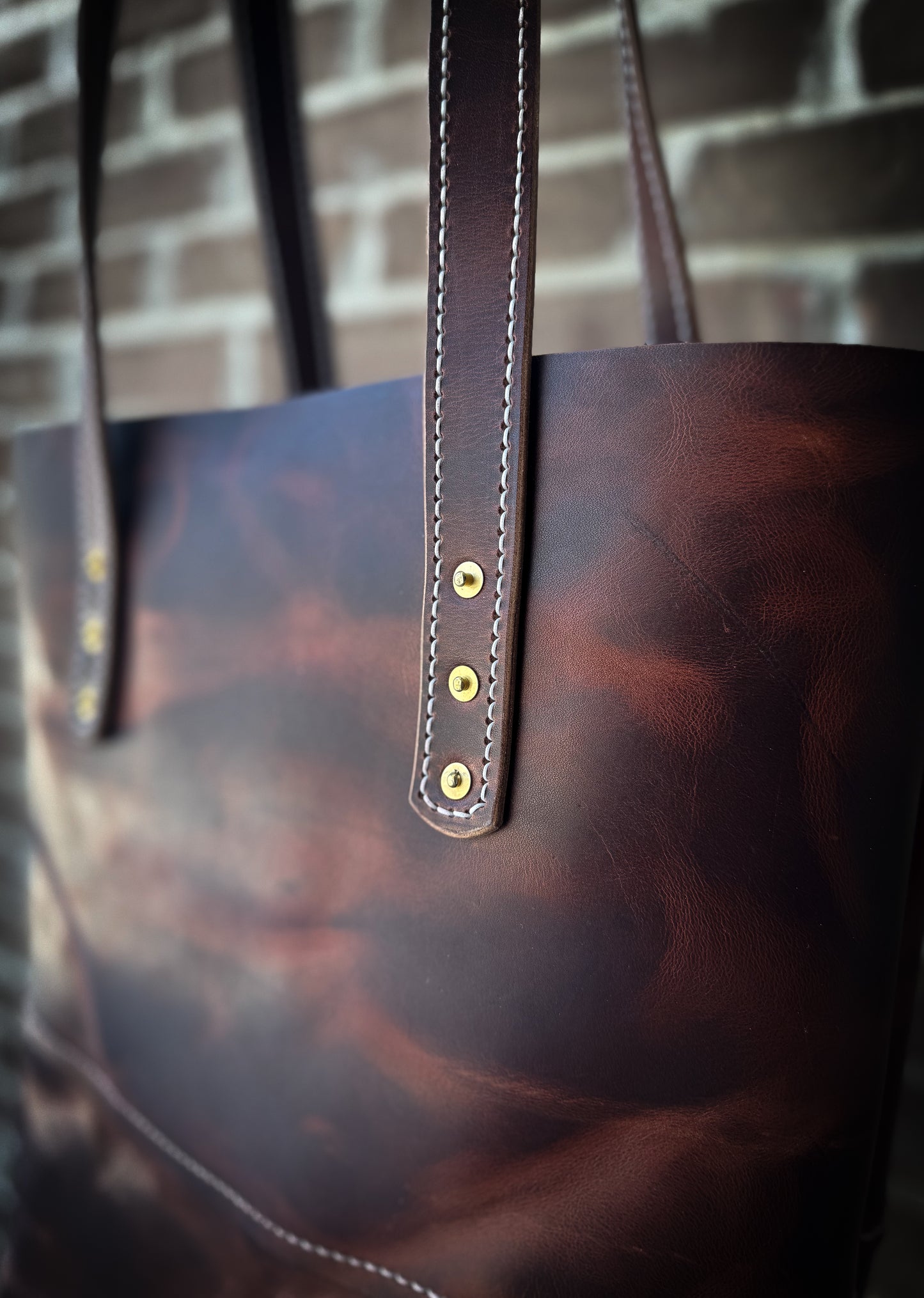 Handmade Leather Tote Bag